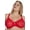 Diva Red, variant on No Show Lace Unlined Underwire Bra