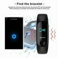 thumbnail image 4 of Fitness Tracker HR  IP68 Waterproof Bluetooth Activity Bracelet Heart Rate Wristbands Pedometer Step Counter Calorie Burned Sleep Monitor Smart Watch Men Women Android & iOS, 4 of 12