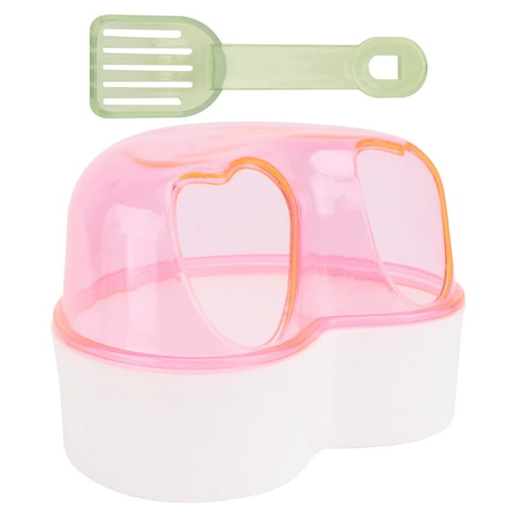 Guangmc Pet Sand Bath for Gerbils Hamsters Small Animal Dust Bath Cage Habitat Accessory