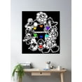 thumbnail image 2 of Undertale Poster Wall Art, Modern Wall Decor For Living Room Bedroom, 8x12 UNFRAMED, 2 of 3