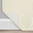 thumbnail image 6 of Eclipse Caprese Geometric Wave Blackout Thermalayer Grommet 52 x 84 Curtain Panel in Ivory, 6 of 6
