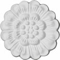 thumbnail image 1 of Ekena Millwork ROS04X04AR 3.75 x 0.38 Po Artis Rosette, 1 of 5