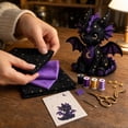 thumbnail image 7 of Halloween Plush Craft Diy Stuffed Dragon Kit for Adults and Teenagers, Complete Magical Gothic Sewing Set for Home Halloween Decoration, Ideal Crafter Craft Supplies Set, 7 of 7