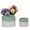 White Green, variant on mdj pottery 2PCS Drip Glaze Ceramic Planters, 6"+8" Breathable Flower Pots Indoor Outdoor for Succulent Orchid Violet, Shelf Desk Decor, Blue Green