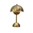 thumbnail image 1 of Bearachild Flower Bud LED Lámpara de Recargable 3 Gear Ajustable Regulable Hogar Escuela Dormitorio Escritorio Lectura de cabecera Luz de estudio Iluminación y accesorios Color Cobre, 1 of 6