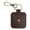 Brown, variant on VKLU Maroon PU Leather Coin Holder Keychain, Challenge Coin Pouch with Clear Window, Portable Milestone Token Protector with Lobster Clasp, Fits up to 1.32" Coins