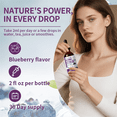 thumbnail image 6 of Cortisol Supplements for Women Men, Cortisol Reducer Detox Manager w/ Magnesium, Ashwagandha, L-theanine, Hormone Balance Liquid Drops Mood, Focus, Sleep Support - 4 Fl.oz, Blueberry Flavor, 6 of 7