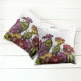 thumbnail image 6 of Ambesonne Cactus Throw Pillow Cover 2 Pack, Potted Plant Blossom, 24", Multicolor, 6 of 7