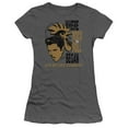 thumbnail image 2 of Sun Elvis And Rooster S/S Junior Women's T-Shirt Sheer Charcoal, 2 of 2