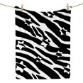 thumbnail image 2 of Super Soft Lightweight Star Zebra Pattern Flannel Blanket for Bed Sofa Couch Living Room Nursery Unisex Fleece Blanket for Children Adults Pets All Season Use 50 x 60 inches (Black Zebra), 2 of 4