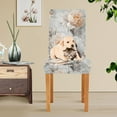 thumbnail image 4 of Yayeee 2 Pack Dining Chair Covers Stretch Parson Chairs Slipcovers Seat Protector, Beautiful Floral, 4 of 6