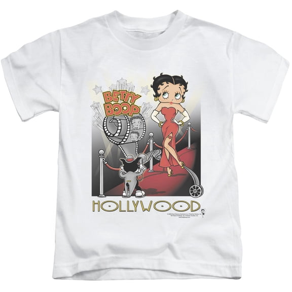 Betty Boop - Hollywood - Juvenile Short Sleeve Shirt - 5/6