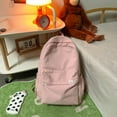 thumbnail image 3 of New Simple Classic Backpack Teens Girls Student Large Capacity Bookbag (Black), 3 of 6