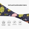 thumbnail image 5 of Lsque Frog And Flowers Pattern Sweatbands Sports Headband for Men & Women - Moisture Wicking Athletic Cotton Terry Cloth Sweatband for Tennis, Basketball, Running, 5 of 9