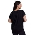 thumbnail image 3 of RBX Active Women's Plus Size Yoga V-Neck Soft Jersey Tee, 3 of 4