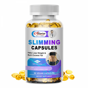 Alliwise Slimming Capsules, Help Lose Weight & Burn Excess Fat, 60 Capsules