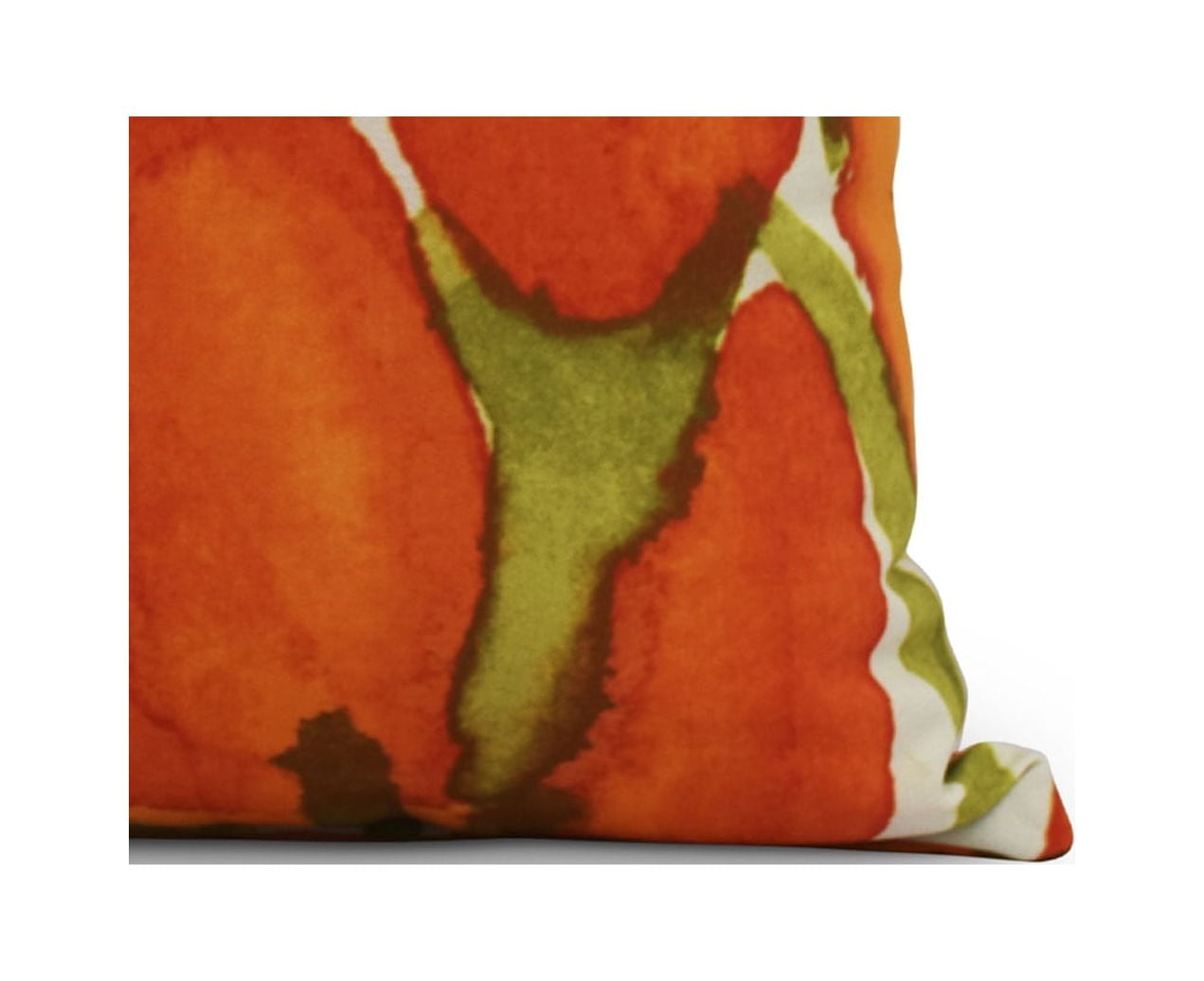 Simply Daisy's Sunset Tulip 20 inch Orange Decorative Floral Throw Pillow