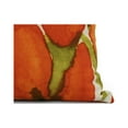 thumbnail image 2 of Simply Daisy's Sunset Tulip 18 inch Orange Decorative Floral Throw Pillow, 2 of 2