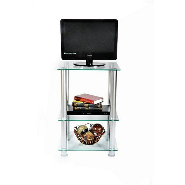 Aluminum Lcd And Plasma Tv Stand, Tall Glass Tv Cabinet