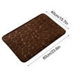 thumbnail image 3 of yutyrds Memory Foam Cobblestone Bath Mat, Super Water Absorbent Bathroom Rugs, Non-Slip, Soft and Comfortable, for Bathroom Floor Tub, 60*40cm, 3 of 9