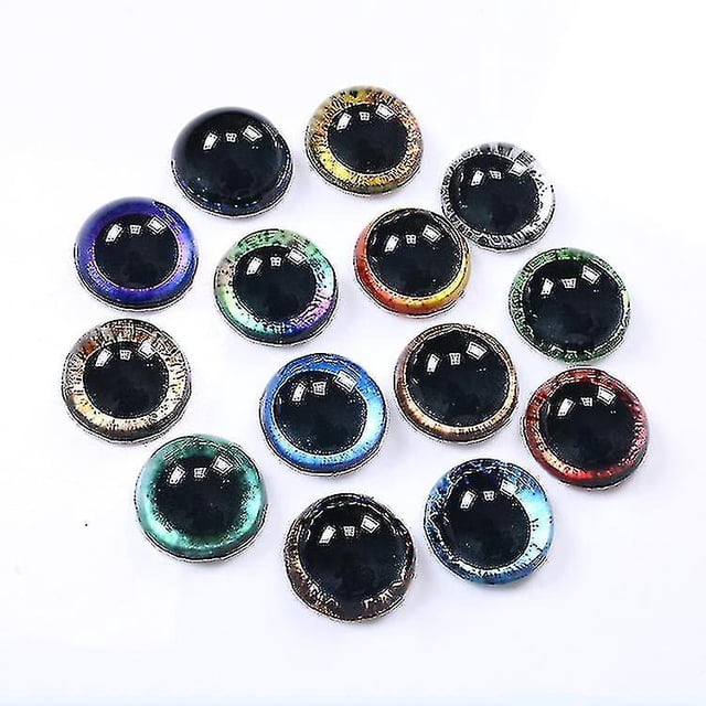Ojos de seguridad grandes de 20mm para Amigurumi ojos de animales de peluche grandes ojos de ganchillo artesanales de plástico, títeres, osos, suministros para hacer muñecas para Diy100pcs-mix