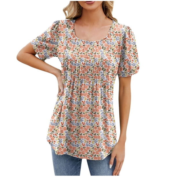 Fiudx Ofertas y Liquidaciones Camisetas Sin Mangas para Mujer, Camisetas de Verano, Cuello Redondo, Sin Mangas, Informales, Sueltas