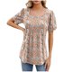 thumbnail image 1 of Fiudx Ofertas y Liquidaciones Camisetas Sin Mangas para Mujer, Camisetas de Verano, Cuello Redondo, Sin Mangas, Informales, Sueltas, 1 of 5