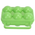 thumbnail image 3 of Eggs Protective Box, Anti Extrusion 6 Grid Egg Box  For Trips For Picnics For Barbecues Orange,Blue,Green, 3 of 8