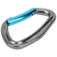 thumbnail image 4 of Equipo de escalada en roca para exteriores, hebilla de protección, mosquetón, extensores de seguridad, gris y azul, 4 of 14