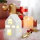 thumbnail image 1 of Decoración del hogar, decoración de habitaciones, decoración de paredes, miniatura navideña de porcelana, figura de mesa de pueblo, casa de porcelana LED, casa de pueblo para Navidad, figura de pueblo, 1 of 8