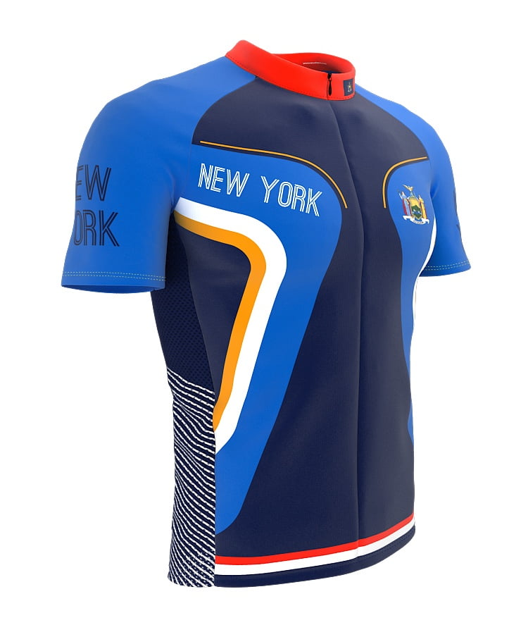 New York Bike Short Sleeve Cycling Jersey for Men - Size 2XL, Men's