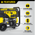 thumbnail image 5 of Champion Power Equipment 11,500/9200-Watt Portable Generator with Electric Start, 5 of 7