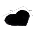 thumbnail image 4 of HEVIRGO Rug Mat Strong Water Absorption Soft Texture Love Heart Shape Non-slip Acrylic Fluffy Carpet Plush Mats Household Use, 4 of 11