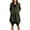 Army Green, variant on UTSJKR Long Hoodies for Women Zip Up Double Zipper Fleece Jacket Spring Hooded Tunic Sweatshirts Warm Winter Coat with Pockets Blue S