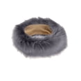 thumbnail image 5 of Women's Faux Fur Headband, Thick Warm Ear Warmer with Spliced Design, Winter Head Wrap for Cold Weather, Soft Plush Headband for Daily Wear Grey, 5 of 5