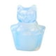 thumbnail image 1 of Estatua de gato de cristal de imitación, mini adorno de gatito, miniatura ligera para mesa Blanco, 1 of 9