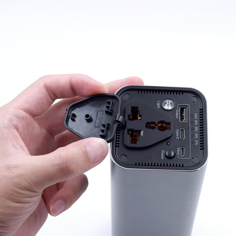 AC Outlet Portable Laptop Power Bank, Universal 116Wh/31200mAh