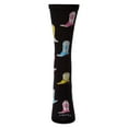 thumbnail image 5 of MeMoi Women's Sassy Boots Rayon From Bamboo Crew Socks - Womens - Female, 9-11, Black, 5 of 6