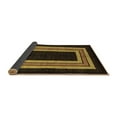 thumbnail image 2 of Ahgly Company Indoor Square Abstract Brown Modern Area Rugs, 8' Square, 2 of 4