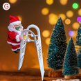 thumbnail image 4 of Decoraciones De Papá Noel Escalera de cuerda de escalada Decoración navideña de Santa Claus, 4 of 9