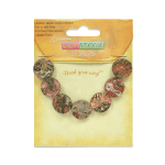 Jasper Disc - Expo Int'l Leopard Jasper Disk Beads - 15mm - 7 pcs.
