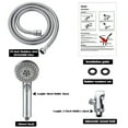 SUPTREE Shower Head with Handheld High Pressure Shower Heads Attached