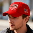 thumbnail image 5 of WKSCLPAI 250th Anniversary Hat USA 250 Years Freedoms Baseball Hat We The People Stars Stripes Flag Embroidered Baseball Cap for Commemorative 250 Years Independence(Red), 5 of 8