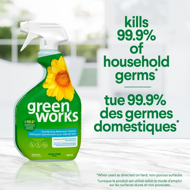 Green Works™ Disinfecting Bathroom Cleaner, 946mL - Walmart.ca