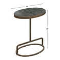thumbnail image 5 of Uttermost Jessenia Marble and Metal Accent Table in Antique Brushed Gold, 5 of 5