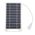 thumbnail image 2 of Solar Panel Charger, 5W 5V Solar Panel Portable Solar Power Charger USB Monocrystalline Solar Panel Module Portable Solar Charger for Camping Travel Outdoor, 2 of 7