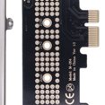 thumbnail image 2 of Tarjeta adaptadora SSD a PCI-E X1 M.2 NGFF SSD conector NVMe PCIE convertidor de disco duro compatible con 2230 2242 2260 2280, 2 of 4