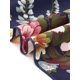 thumbnail image 5 of Vestido de verano para mujer de tallas grandes Agnes Orinda, con flores, de capas, con escote en V, mangas cortas con volantes, vestido maxi casual con cinturón 4X azul marino, 5 of 6