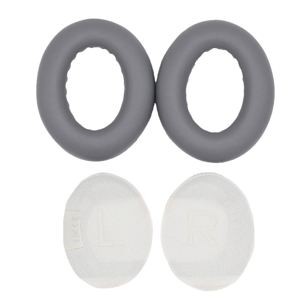 Cateissary Almohadilla para la oreja Cojín Auriculares de cuero montados en la cabeza Accesorios transpirables Reemplazo para auriculares 700 Gris Relojes inteligentes Gris oscuro