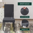thumbnail image 4 of CHUN YI Chair Covers Stretch Dining Room Chair Slipcovers, 4 of 6